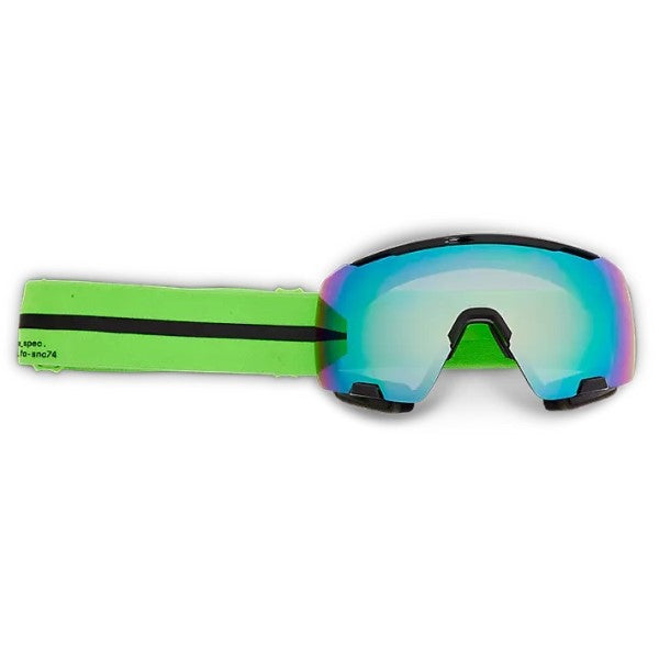 Lunettes de Vélo Purevue 50th Édition Limitée Fox vert et bleu, de face