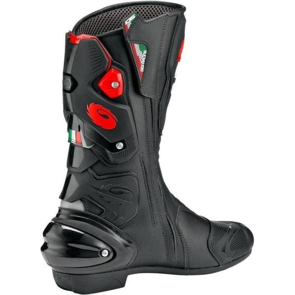 Bottes de Moto Vertigo 2 Noir incliné de dos