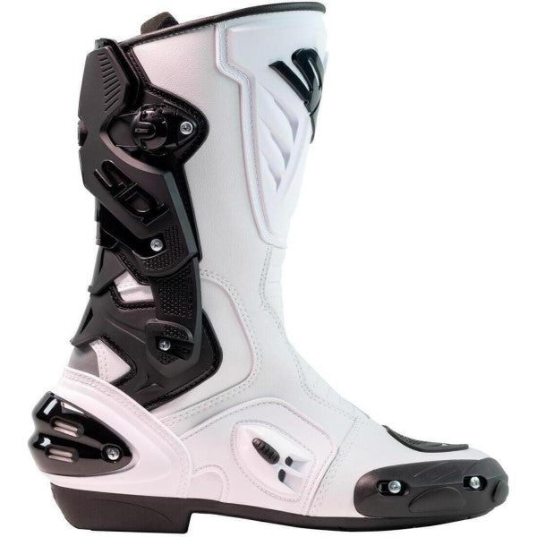 Bottes de Moto Vertigo 2 Blanc/Noir paire de droite