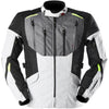 Manteau de Moto Brooks Gris/Jaune de devant