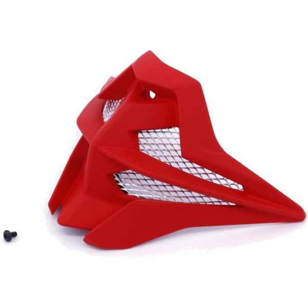 Évent Buccal pour Casque de Moto VFX-EVO Rouge incliné de droite