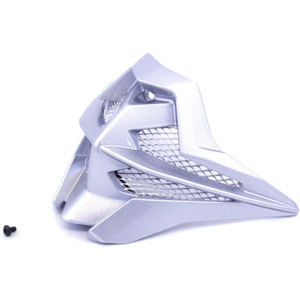 Évent Buccal pour Casque de Moto VFX-EVO Argent incliné de droite