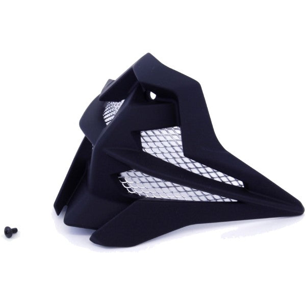 Évent Buccal pour Casque de Moto VFX-EVO Noir Mat incliné de droite