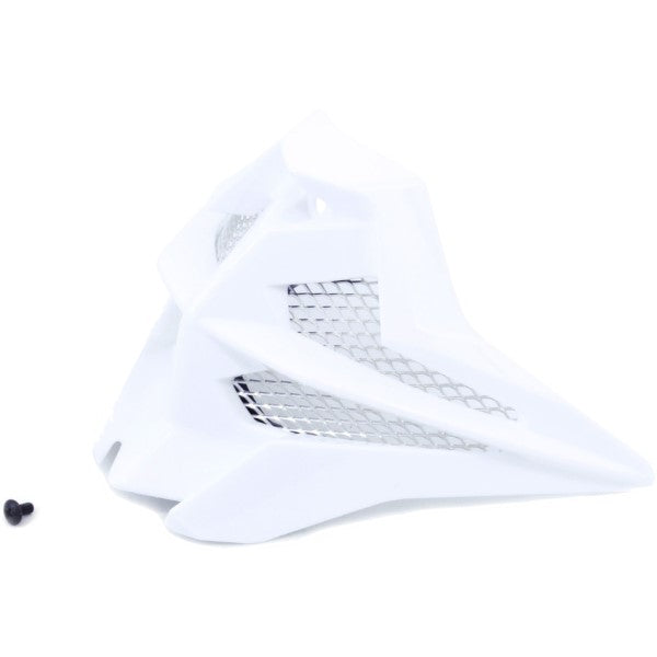 Évent Buccal pour Casque de Moto VFX-EVO Blanc incliné de droite