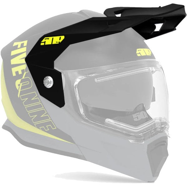 Palette de Motoneige Delta R4 Gris/Vert incliné de gauche