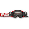 Lunettes de Motocross Vue Roll Off/Fox, rouge blanc