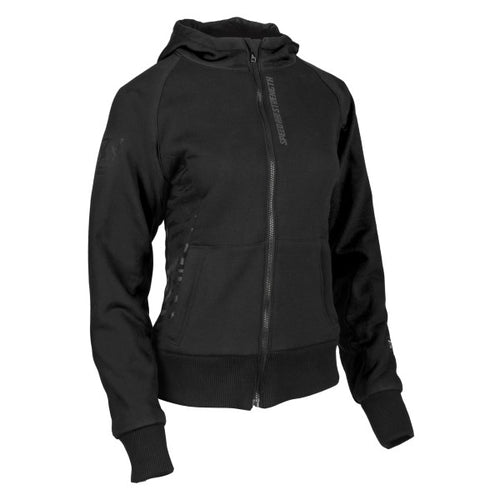 Coton Ouaté de Moto Cat Out'a Hell 3.0 Femme/Speed and Strength /noir de face