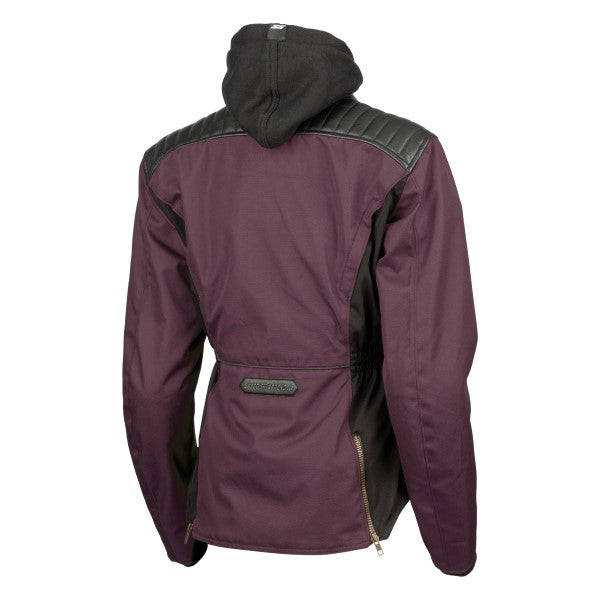 Manteau de Moto Daydream Femme/speed and strength/mauve de dos