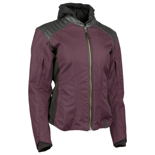 Manteau de Moto Daydream Femme/speed and strength/mauve de face