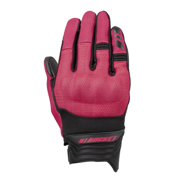 Gants de Moto Stratos Femme; Joe Rocket; rouge noir 