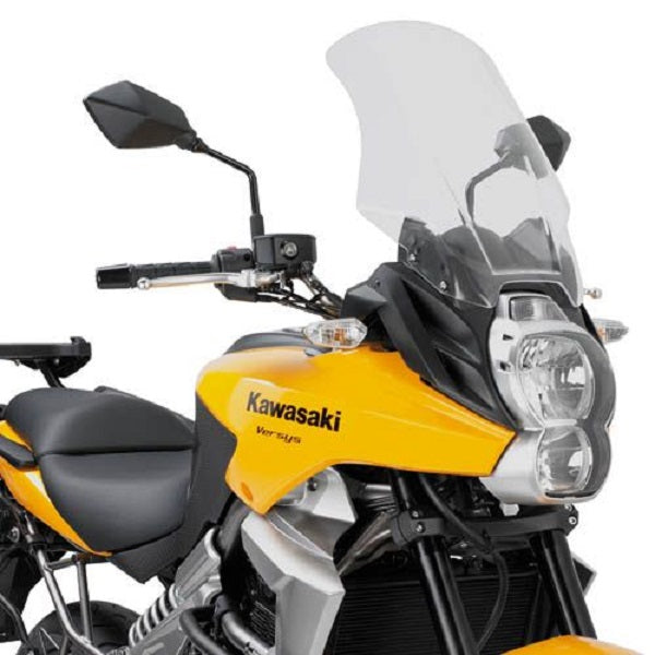 Pare-Brise Transparent pour Moto Kawasaki Versys 650 10-14