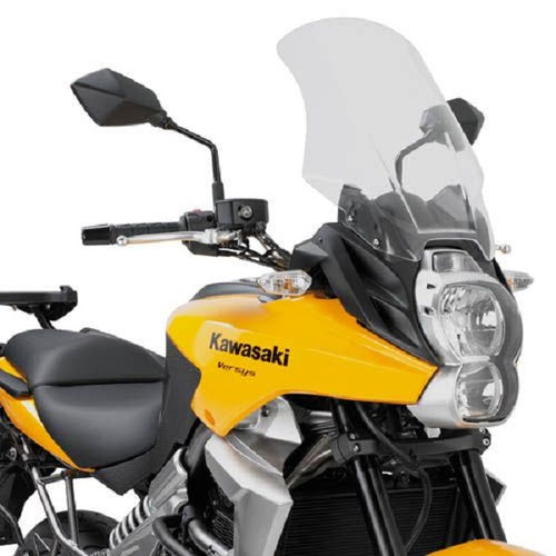 Pare-Brise Transparent pour Moto Kawasaki Versys 650 10-14