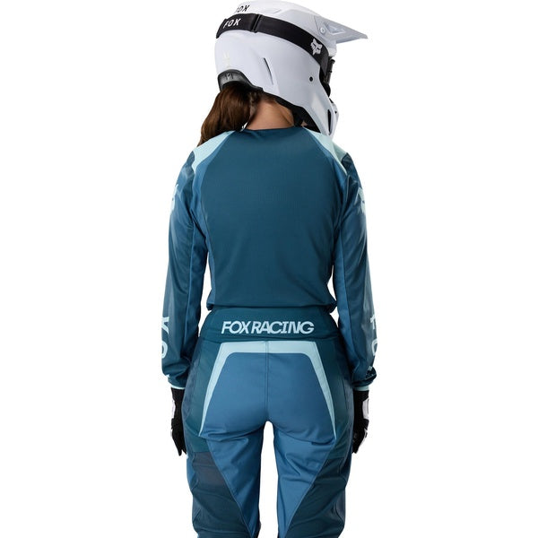 Chandail de Motocross 180 Frame Junior Fille/Fox/bleu, de dos
