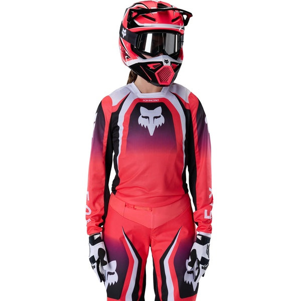 Chandail de Motocross 180 Frame Junior Fille/Fox/rose, de face