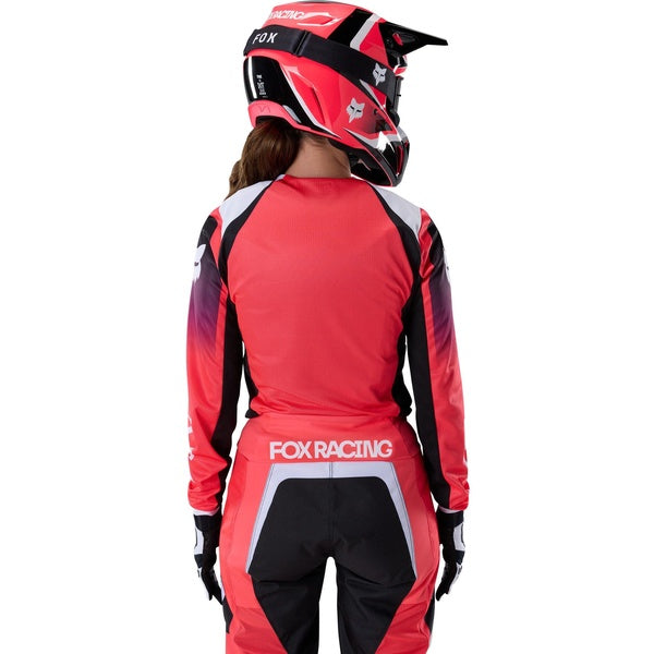 Chandail de Motocross 180 Frame Junior Fille/Fox/rose, de dos