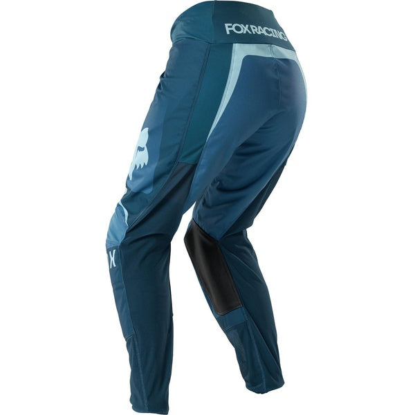 Pantalon de Motocross 180 Frame Femmen Fox, bleu de dos
