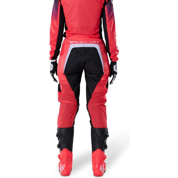 Pantalon de Motocross 180 Frame Femmen Fox, rose de dos
