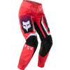 Pantalon de Motocross 180 Frame Femmen Fox, rose de face