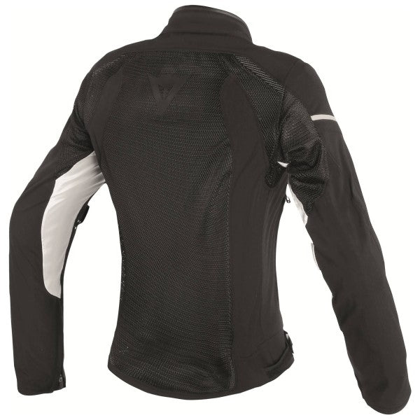 Manteau de Moto Air Frame D1 Tex Femme Noir/Blanc Dos - Liquidation