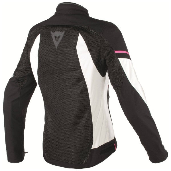 Manteau de Moto Air Frame D1 Tex Femme Noir/Rose Dos - Liquidation