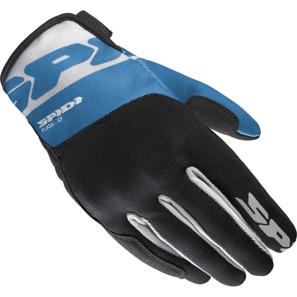 Gants de Moto Flash KP Femme Noir/Bleu