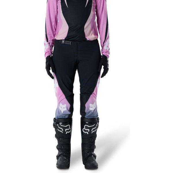 Pantalon de Motocross Flexair Thorn Femme, fox; noir rose, de face