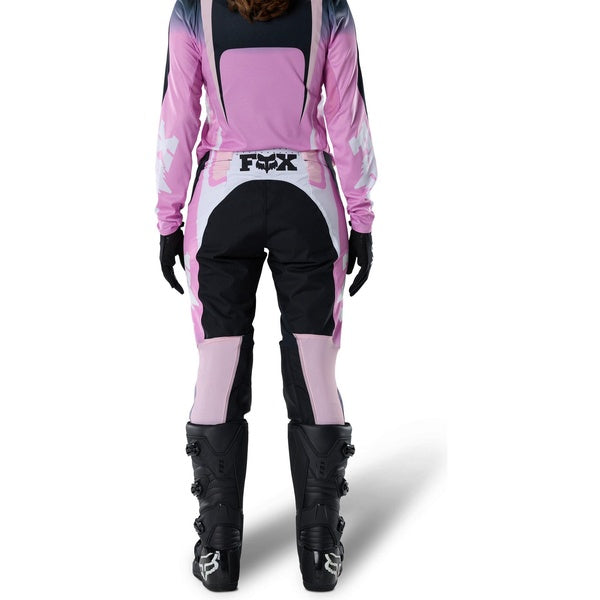 Pantalon de Motocross Flexair Thorn Femme, fox; noir rose, de dos
