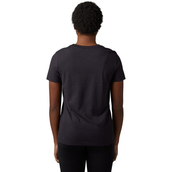 T-Shirt Kawasaki Femme Noir/Vert de dos