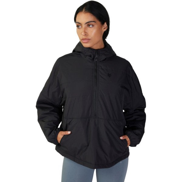 Manteau Howell Anorak Femme/Fox/Noir, de face