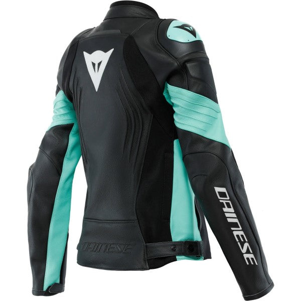 Manteau de Moto Dainese Racing 4 Femme Aqua Dos