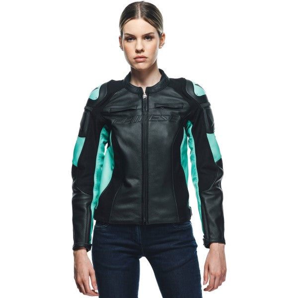 Manteau de Moto Dainese Racing 4 Femme Aqua Modèle