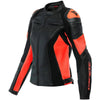 Manteau de Moto Dainese Racing 4 Femme Noir Rouge