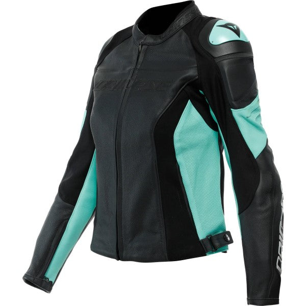 Manteau de Moto Dainese Racing 4 Perforé Femme Aqua