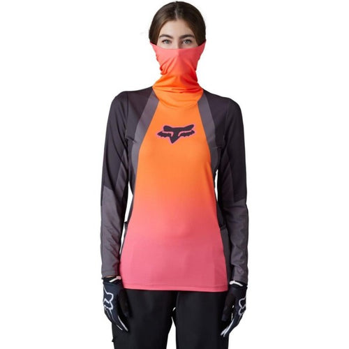 Chandail de Motocross Ranger Drive Krux SXS Femme Rose essayage de face