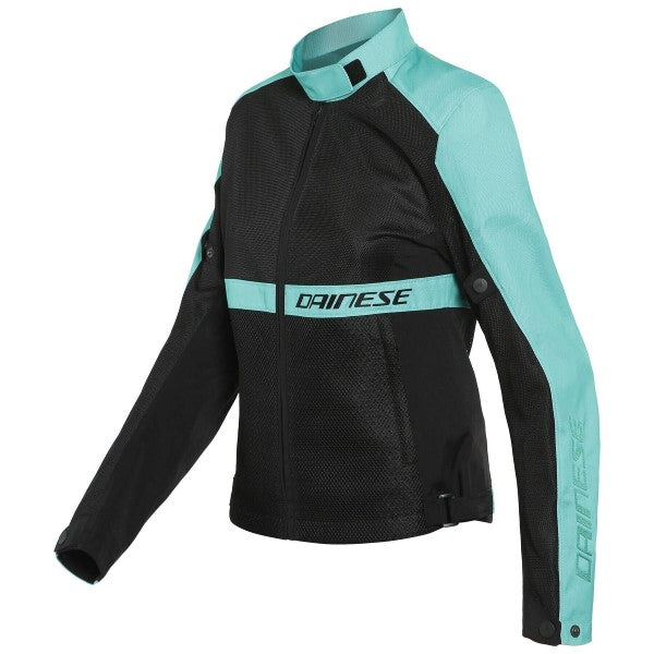 Manteau de Moto Ribelle Air Tex Femme Noir/Vert - Liquidation