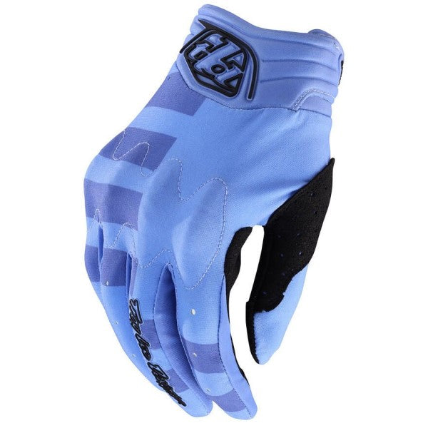 Gants de Vélo Gambit Stripe Femme Troy Lee Bleu