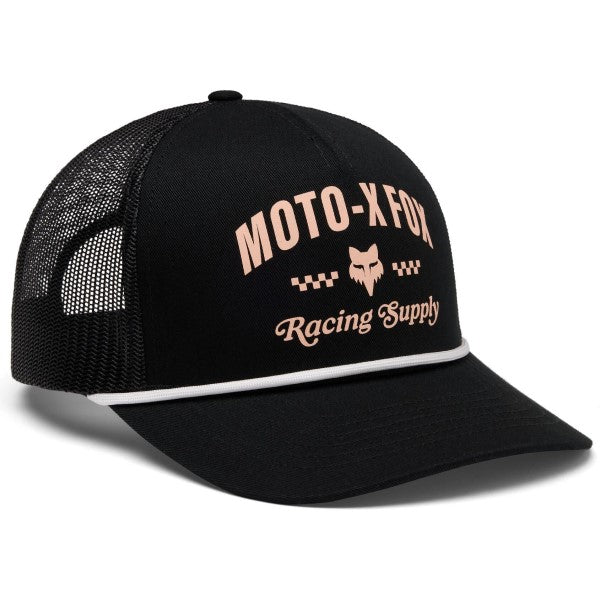 Casquette Supply Mesh Rope Trucker Femme/Fox/noir, de face