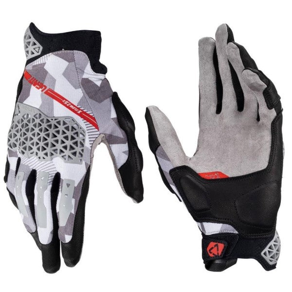 Gants de Moto Adv X-Flow 7.5 Courts Leatt Gris