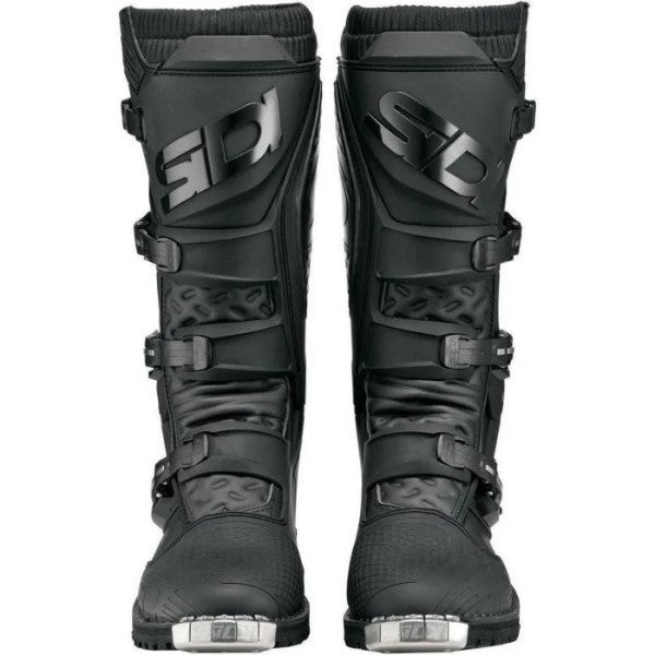 Bottes de Motocross X Power Enduro/sidi, noir, de face