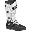 Bottes de Motocross X Power SC Blanc/Noir incliné de face