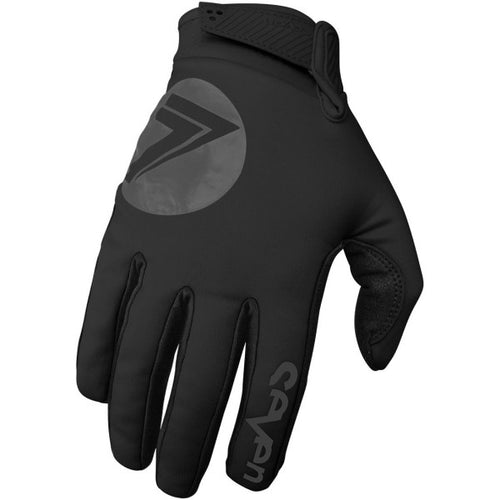 Gants de Motocross Zero Cold Weather Noir extérieur