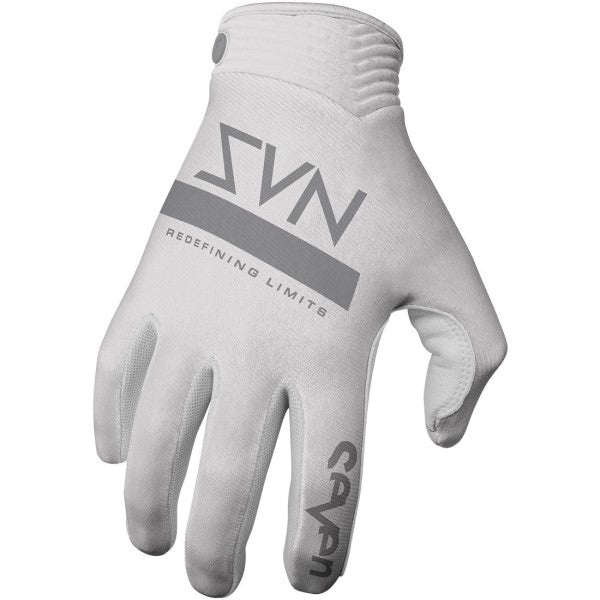 Gants de Motocross Zero Contour Blanc extérieur