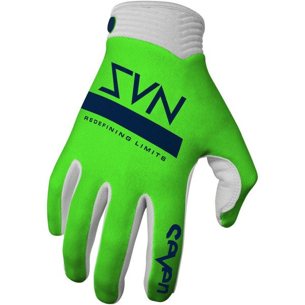 Gants de Motocross Zero Contour Vert extérieur
