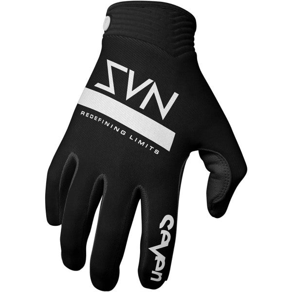 Gants de Motocross Zero Contour Noir extérieur