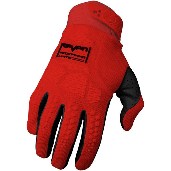 Gants de Motocross Rival Ascent Rouge extérieur