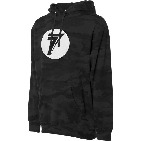 Coton Ouaté Dot Noir Camo de face