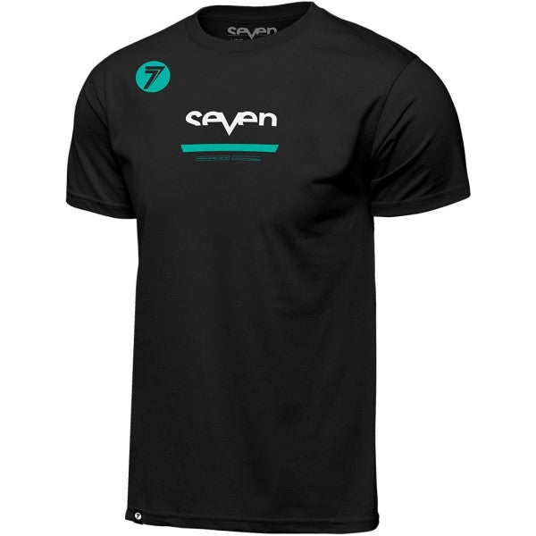 T-Shirt Phaser Noir/Vert de face