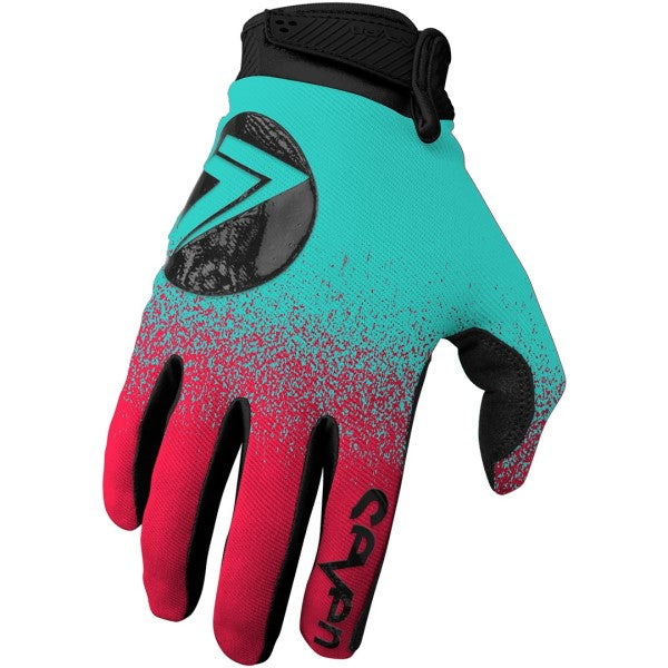 Gants de Motocross Annex 7 Dot Junior Bleu/Rouge extérieur