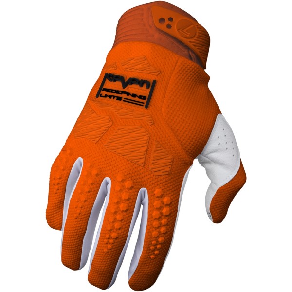 Gants de Motocross Rival Ascent Orange extérieur
