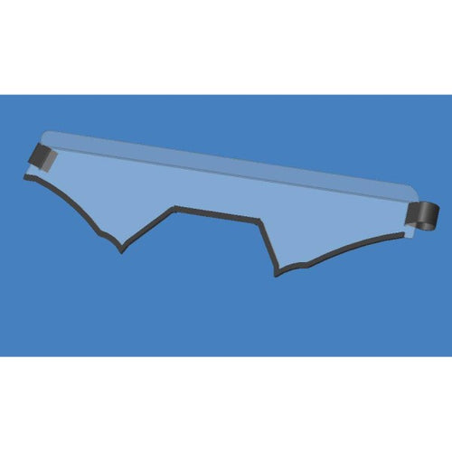 Half Lower Windshield Yamaha YXZ 1000 2019+